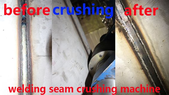 Automatic PLC Weld Planisher For Steel Sheet Tank Shell Surface Longitudinal planishing machine