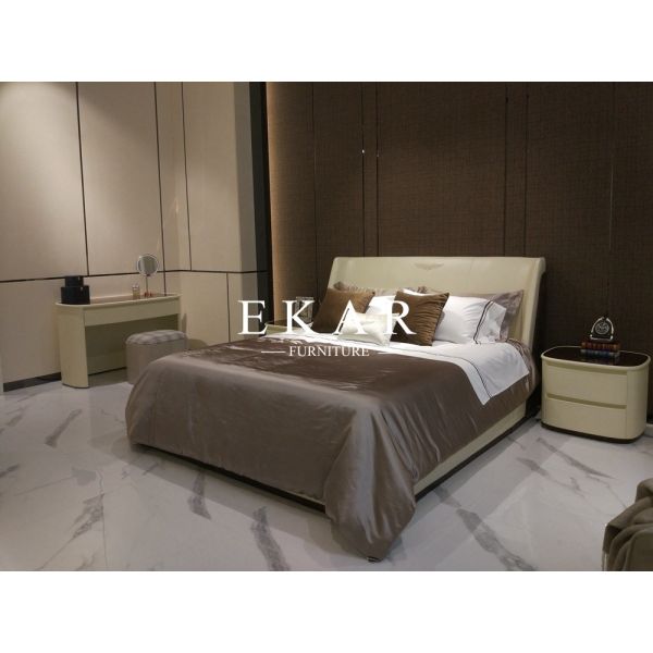 Hot sale faux leather bedside table W001B11