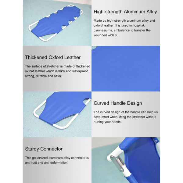 Camouflage 208CM Folding Medical Stretcher