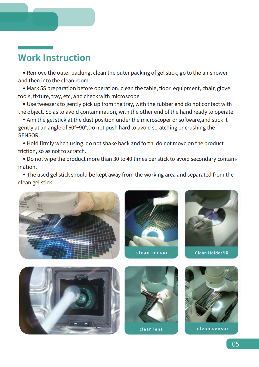 Rubber Silicon ESD Adhesive Gel Sticky Head Cleanroom Swab Dust Free