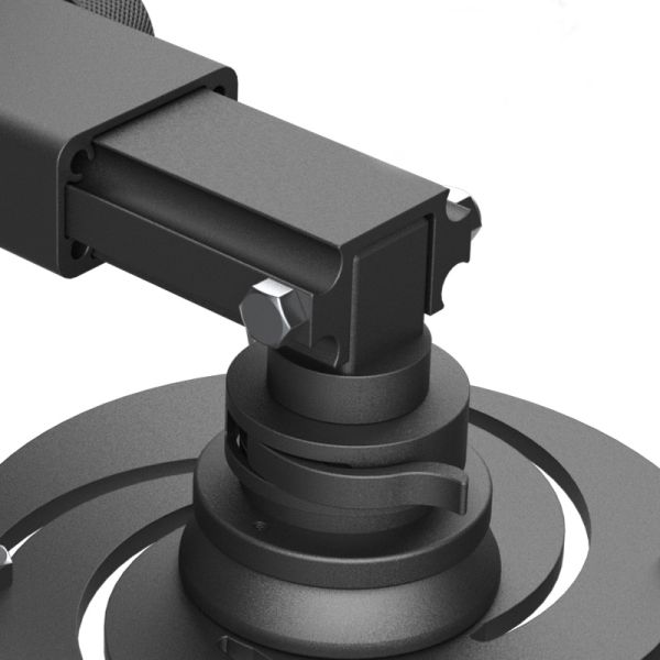 360 Degree Adjustable Projector Mount Aluminum Alloy Universal Projector Bracket Black