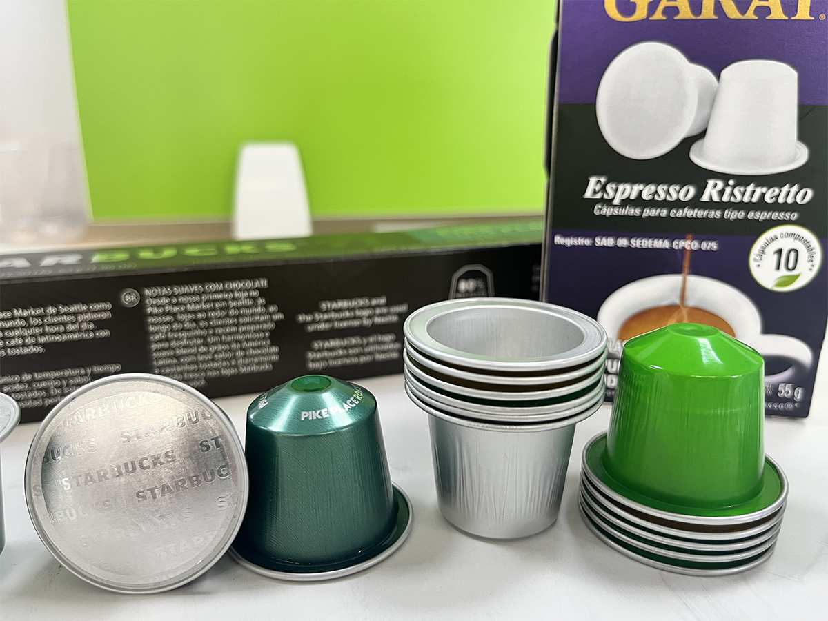 Food Packing Custom Order Aluminum Foil Coffee Packaging for Empty Coffee Capsule