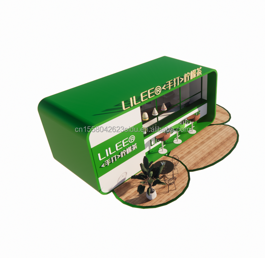 2024 Design Outdoor Expandable Modular 20ft/40ft Steel Shipping Container Kiosk Portable Cafe Bar with Equipments