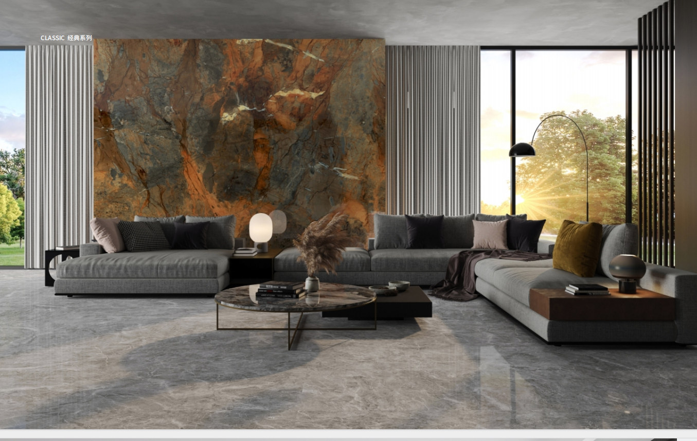 Polished Glazed Porcelain Tile for Floor and Wall 9mm Thickness Floor/Wall Polished 9mm Floor/Wall