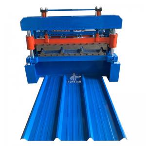 Cheap Automatic 0.3mm-0.6mm R Panel Roll Forming Machine PBR Roof Panel Machine wholesale