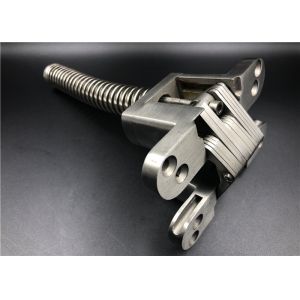China Durable Stainless Steel Invisible Spring Hinges Adjustable Spring Closer on sale