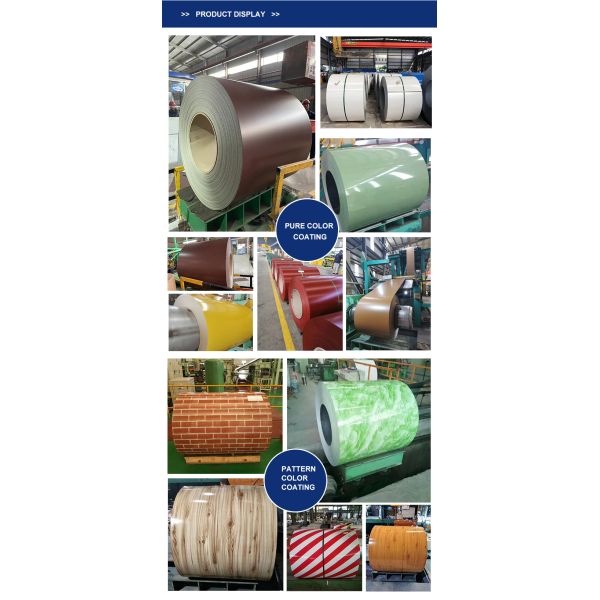 Grade SPCC SGCC RAL Color PPGI Coils PPGL Coils for Metal Zinc Steel Coil