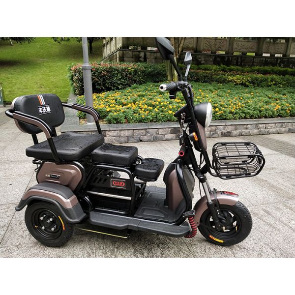 1200W Adults 3 Wheel Electric Scooter With Passenger Seat