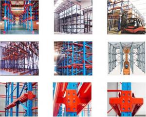 China high desity pallets racking heavy duty storage FIFO drive in rack,heavy duty metal shelves on sale