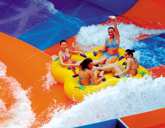 Aqua Park Equipment Space Bowl Water Slide With High Capacity 720 Riders / h