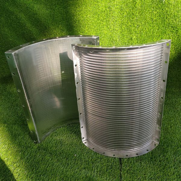 Stainless Steel Wedge Wire Coanda Screen Sieve Bends For Koi Fish Pond