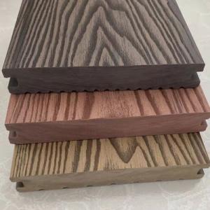 Cheap 140 X 21mm WPC Solid Decking Plastic 25mm Wood Composite Sheets Laminate Flooring wholesale