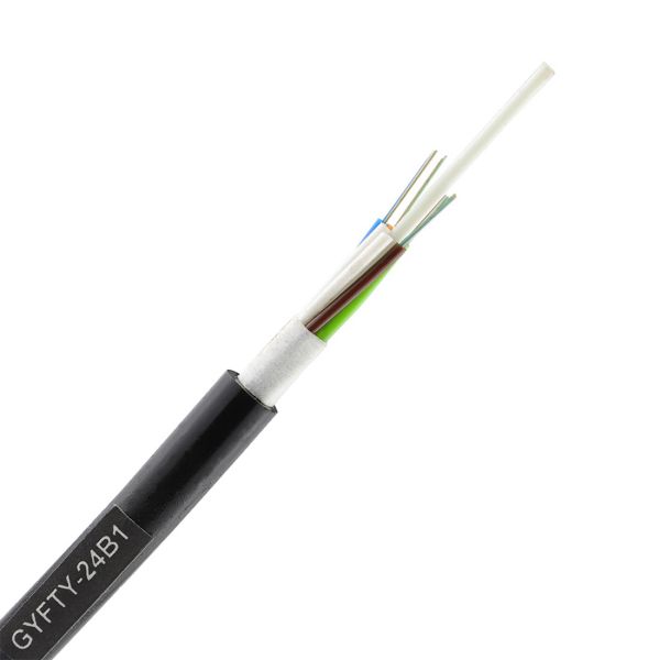 Outdoor Aerial GYFTY 48 Core Optical Fiber Cable With FRP Strength Member