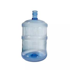 China No Handle Empty 5 Gallon Water Bottle Recyclable Blue PC For Water Cooler Dispenser on sale