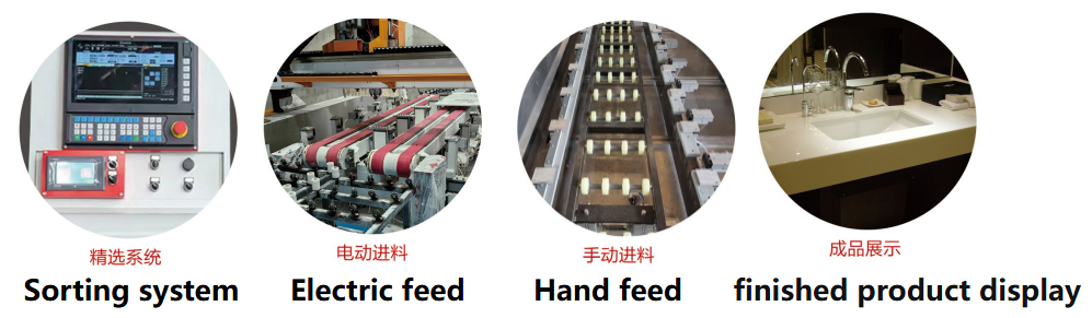 3 Process CNC Stone Center Quartz Marble CNC Machine OEM