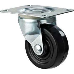 Cheap Other caster European plate black rubber casters wheel wholesale