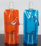 Promotional Customized Foldable Plastic Water Bottle Bag,Fashion bpa free bottle