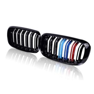 Cheap Gloss Matt ABS Black Plastic Car Hood Front Kidney Grill wholesale