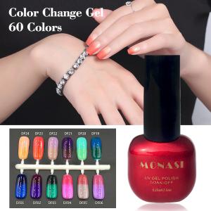 Cheap uv color change nail polish, thermal color changing nail gel polish wholesale