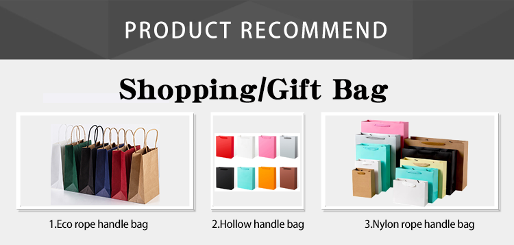 FSC Biodegradable Custom Logo Paper Bag With Handle