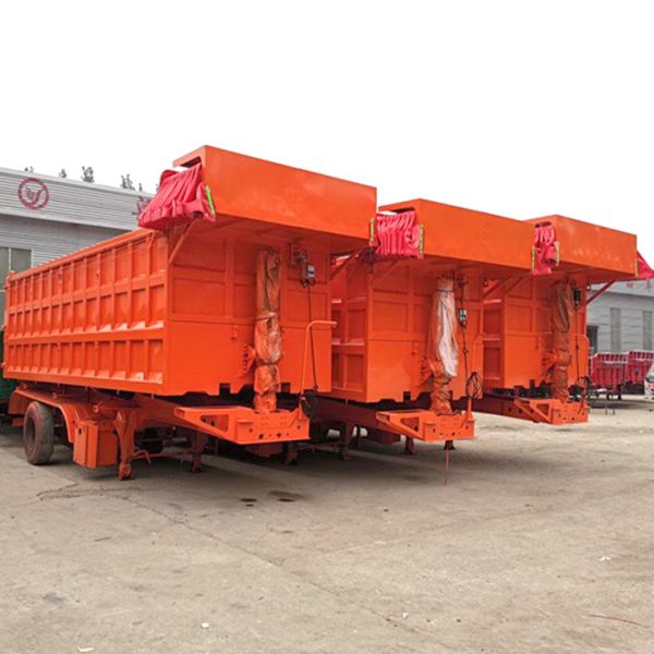 Self-unloading Semi Trailer Dump Truck Large Truck Trailer Semi Trailer for Africa