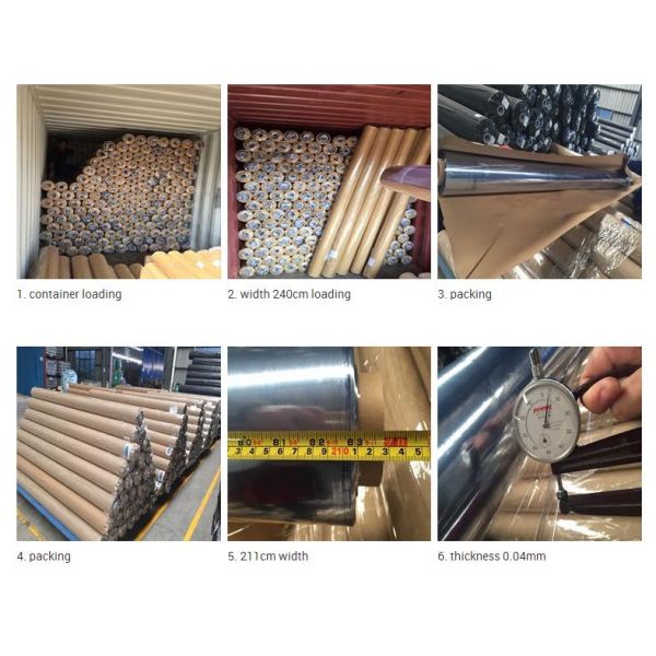 Soft Normal PVC Film Roll 0.15mm Thickness Membrane Foil Sheet