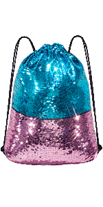 Sequin Drawstring Backpack Christmas Gift Party Bag, Organza Pouch, Satin Pouch Silk Pouch, Suede Pouch