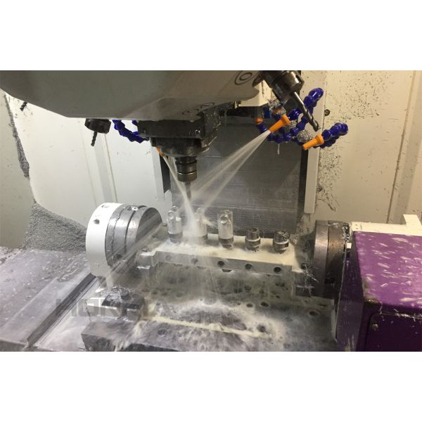 Aluminum 6061-T6 Rapid CNC Parts Deburring Beadblasting Anodizing Surface Finishing