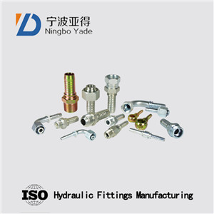 Cr3 Zinc Plated Excavator 1/4 Inch Female Swivel Hose Fitting