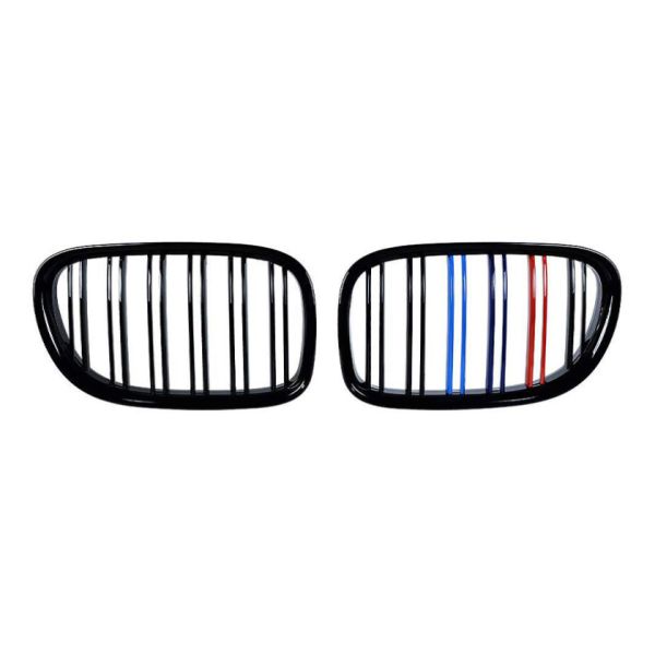 Gloss Matt ABS Black Plastic Car Hood Front Kidney Grill