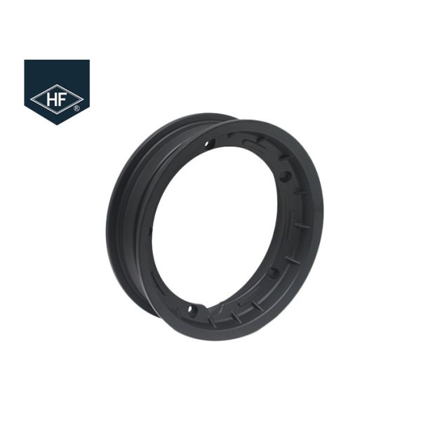 Piaggio Vespa Motorcycle Wheel Parts , Black Motorcycle Wheel Rims For PX125 PX150