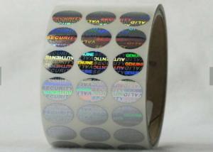 Cheap Honeycomb Security Hologram Sticker , Tamper Evident Labels Eco - Friendly  Material wholesale