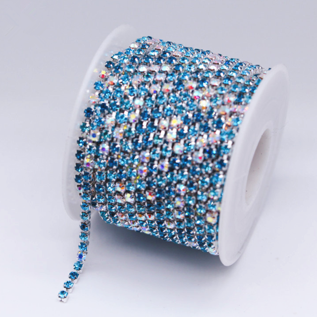 Thousand Choices Offered Eco-Friendly Ab Crystal Roll Home Parties DIY Decorate with Glass Cloth Plastic Materials Supplies