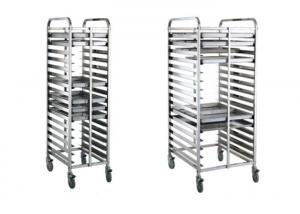 Cheap 16/32 Tray Full-Size Bun / Sheet Pan Rack Assembled or Welding Type Stainless Steel Catering Equipment wholesale