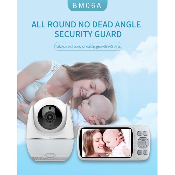 IR 720P Baby Monitor 4000MAh Built In Speaker Mic Big Size HD Screen 940 Wifi Pet Camera