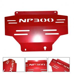 China 4X4 Steel Under Guard Truck Skid Plate For Nissan Navara Red Engine Protecting Cover on sale