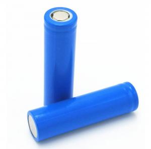 China Blue Color 18650 Lithium Ion Battery Cells Size 18 * 65 * 7.5mm Impedance ≤60mΩ on sale