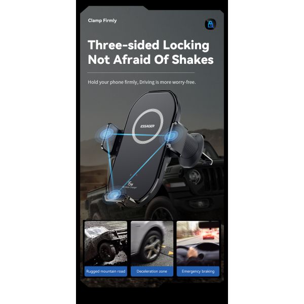 ESSAGER A7 Series Best Car Mobile Phone Holder Car Phone Stand