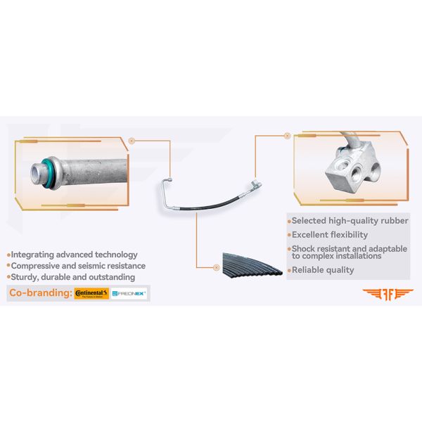 Vito 6388302015 Aluminum Air Conditioner Hose Car For 10-19 Mercedes Benz 2.2L