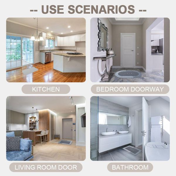 Foldable Water Absorbent Easy Clean Mat for Floor Modern Style Diatomaceous Earth Bath Mat