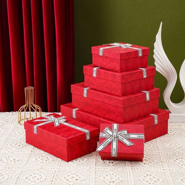 Customized Cardboard Paper Packaging Gift Jewelry Box with Foam Insert and 100% Recycled Material Paper