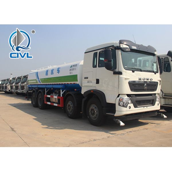 8x4 380HP 32000L Water Tanker Truck EURO III , SINOTRUK HOWO Tanker Trailer