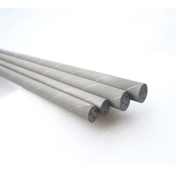 K30 Hardened Steel Cutting Tools HRA 94 Carbide Rods With Helical Coolant Holes