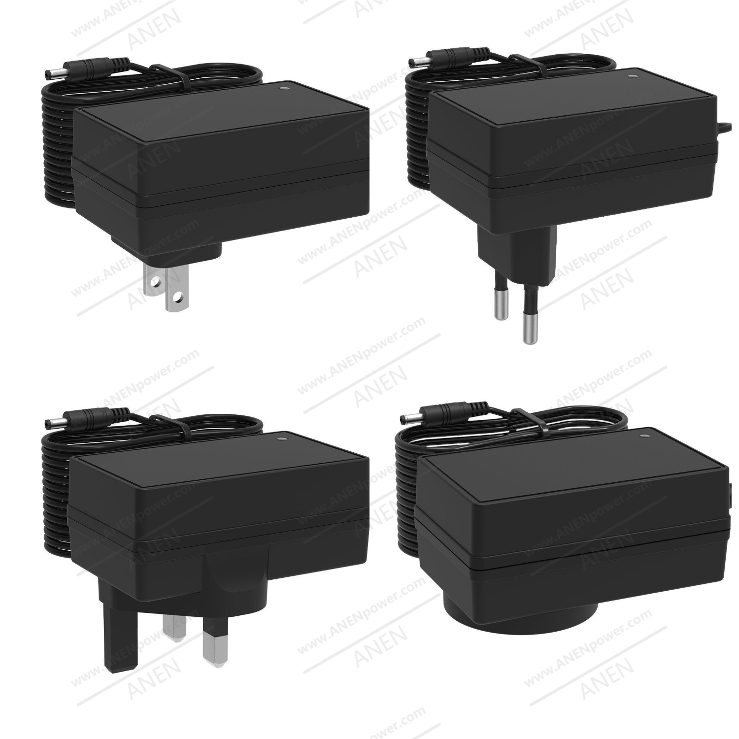 EU Plug IEC/En 61558 CE GS Certified 18V 36V LED Driver Power Supply 12V 5V 9V AC DC Adapter 24V Wall Transformer