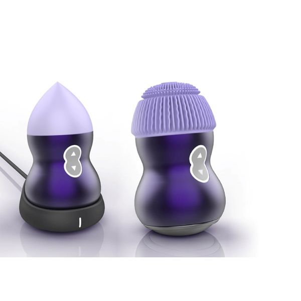 Food Grade Silicone Face Brush Electric Cleaner With Type - C Charging