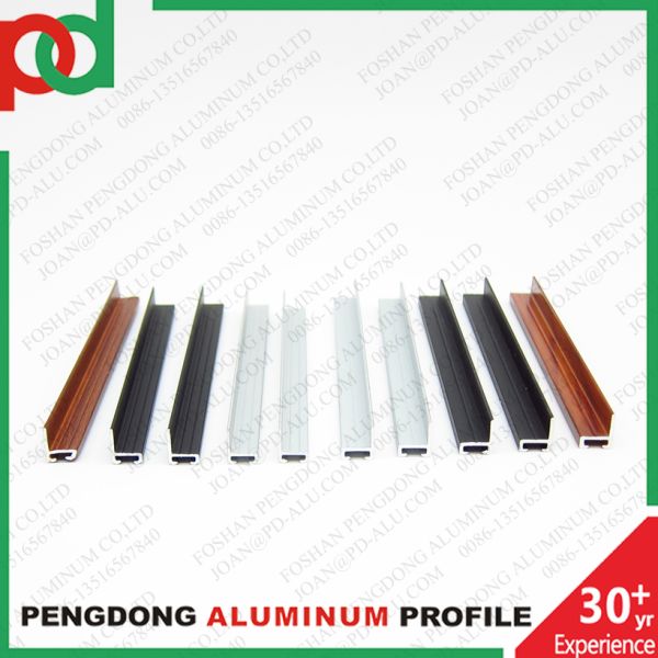 Customizable Extrusion Technology Manufacture Aluminium Profiles For Glass Door Kitchen Cabinet Wardrobe MDF Melamine