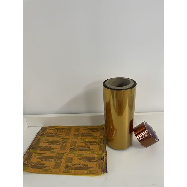 Biaxially Stretched Aluminized Film Polyimide Sheet Yellow Molecular Engineering