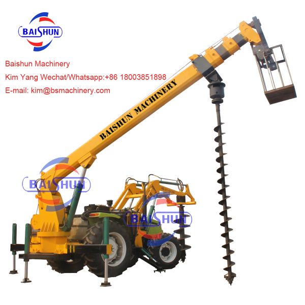 Telegraph Pole Installation Machine With Concrete Power Pple Making Machine