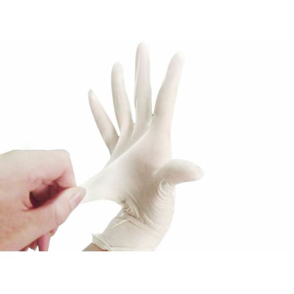 sterile disposable gloves material latex nitrile powder free safety gloves color blue white customized standard size SML