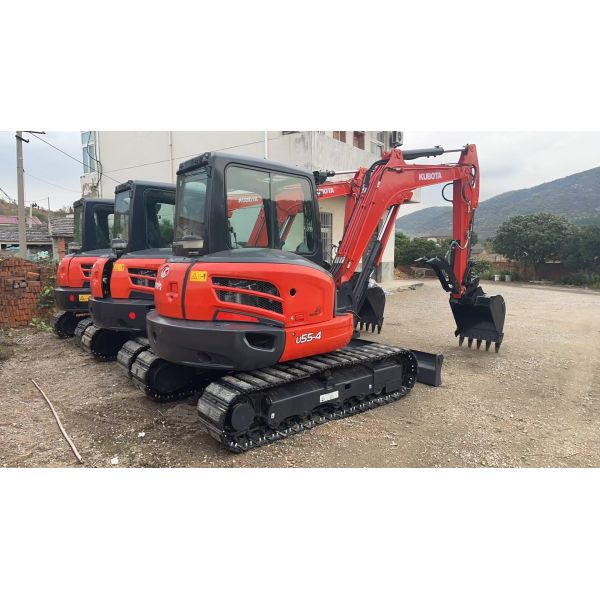 Second Hand Machinery Hydraulic Compact Kubota 5 Ton U55-4 Mini Excavator